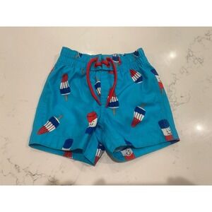 Adorable babyGap 12-18M Swim Shorts Popsicle Print 🇺🇸 Patriotic Summer Fun!‎